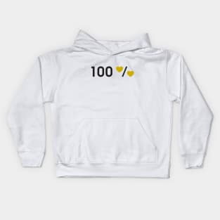 100% love Kids Hoodie